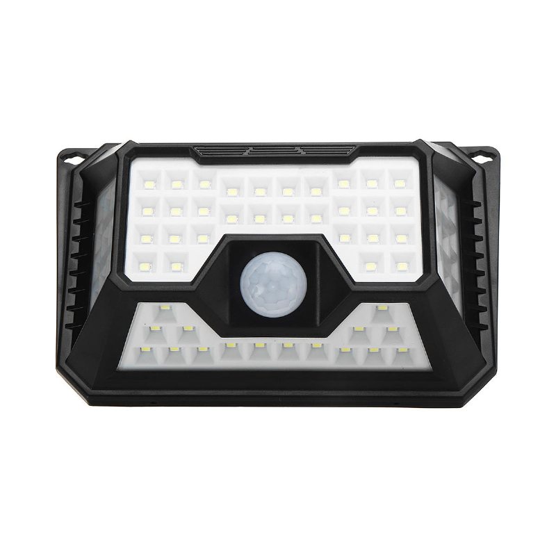 66 Led 4 Side Solar Pir Rörelsesensor Vägglampa 3 Lägeslampa Utomhusljus