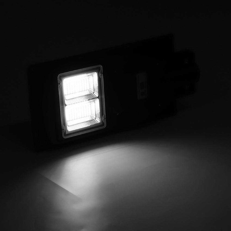 70w 120 Smd2835 Led Solar Gatuljus Rörelsesensor Utomhus Trädgård Väggtimer Lampa Med Fjärrkontroll