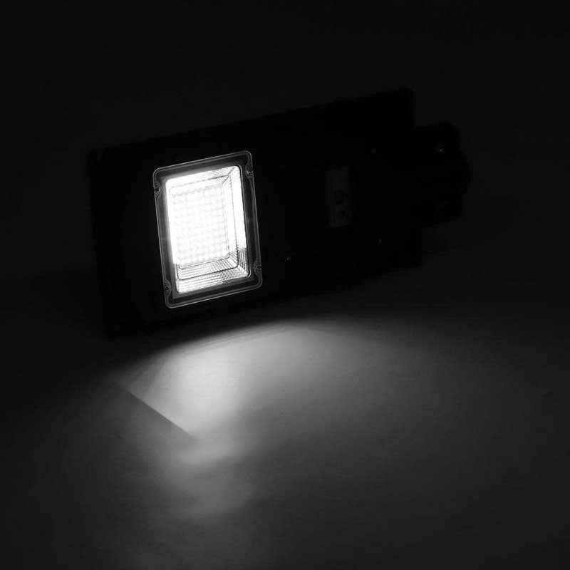 70w 80 Smd5730 Led Solar Gatuljus Rörelsesensor Utomhus Trädgård Väggtimer Lampa Med Fjärrkontroll
