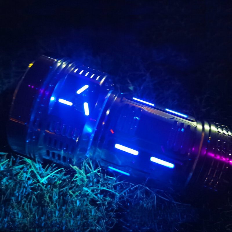 8st Ljusrör Självlysande Prylar Strip 2*12mm 1.5*6mm Glow Gadgets För Astrolux Mf01x Wp4 Lumintop Ficklampa Edc Verktyg Dekoration