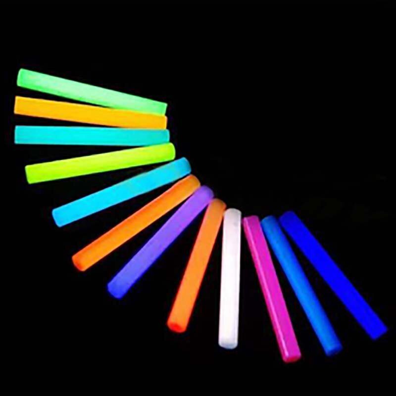 8st Ljusrör Självlysande Prylar Strip 2*12mm 1.5*6mm Glow Gadgets För Astrolux Mf01x Wp4 Lumintop Ficklampa Edc Verktyg Dekoration