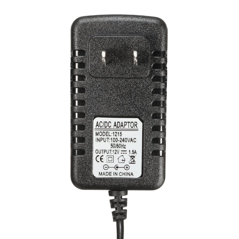 Ac 100-240v To Dc 12v Adapter Strömförsörjning Transformator Us-kontakt För Led Strip Light