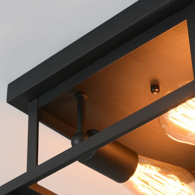 Ac100v-240v Metallhängande Takljusskärm Industriell Geometrisk Trådbur Lampskärmslampa Utan Glödlampor