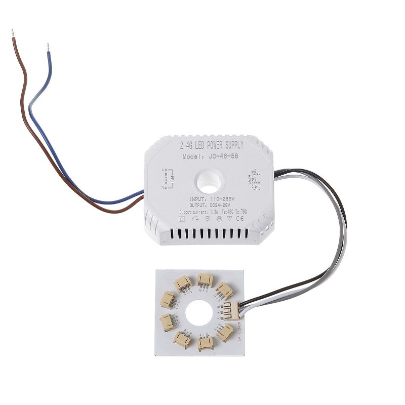 Ac110-220v 7200lm 660led Akryl Taklampa Fjärrkontroll Sovrum Vardagsrum