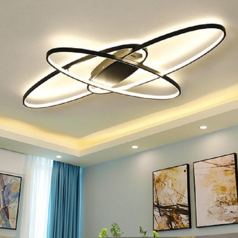 Ac220v-240v 85x62cm Enkelt Postmodernt Takljus Atmosfäriskt Hushålls-led-vardagsrumslampa Nordic Creative Nya Lampor