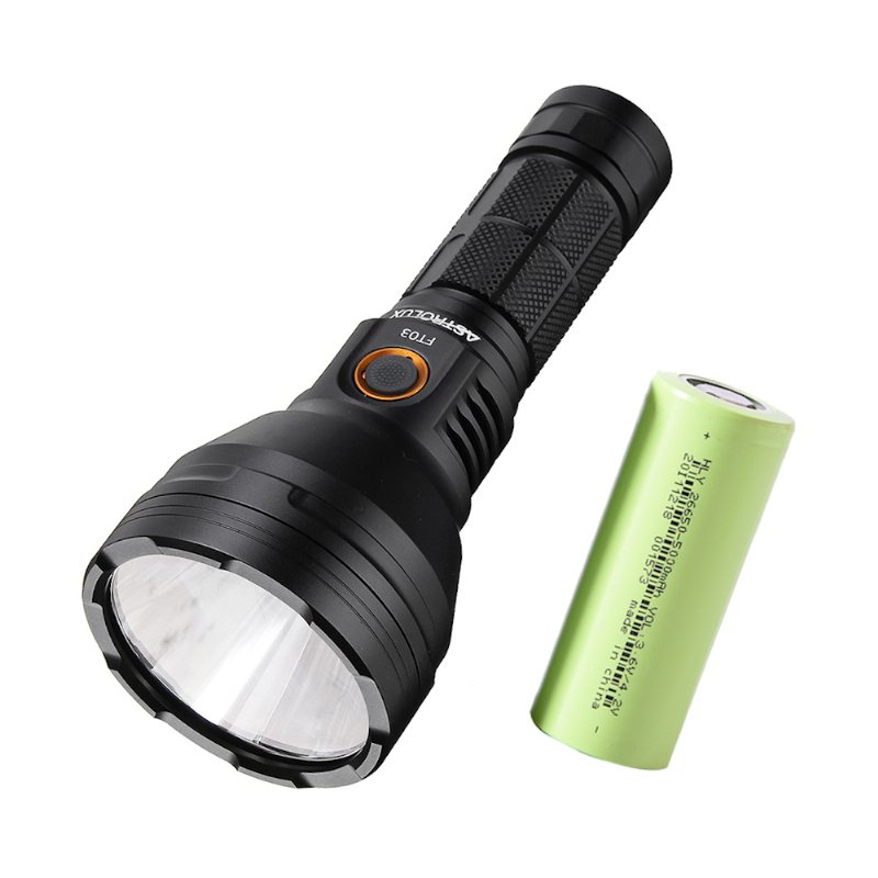 Astrolux Ft03 Xhp50.2 4300lm 735m Narsilm V1.3 Usb-c Uppladdningsbar Ficklampa + 1st Hly 26650 5000mah 3.7v 20a 3c Power Battery