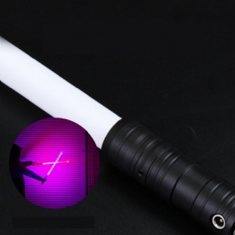 Bikight Lightsaber Rgb 7 Colors 2-i-1 Led-ljus Usb Uppladdningsbart Metallhandtag Duellerande Ljud Ljus Sabre Cosplay Scenrekvisita
