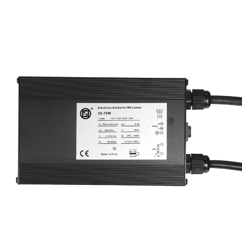 Bredspänning Elektronisk Dimbar Ballast För 70w Reptil Uvb-lampa 35/50/70w