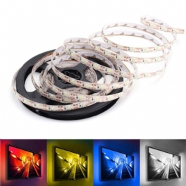 Dc5v 5m Usb 2835 Smd Pure White Varm Vit Röd Blå Vattentät Led Strip Tv Bakgrundsbelysning