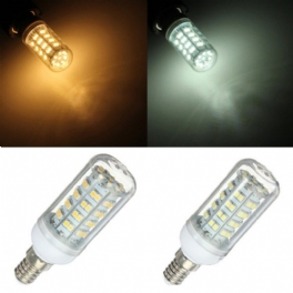 E14 5w 66 Smd 3528 Led High Power Spot Down Light Lamp Glödlampa 220v