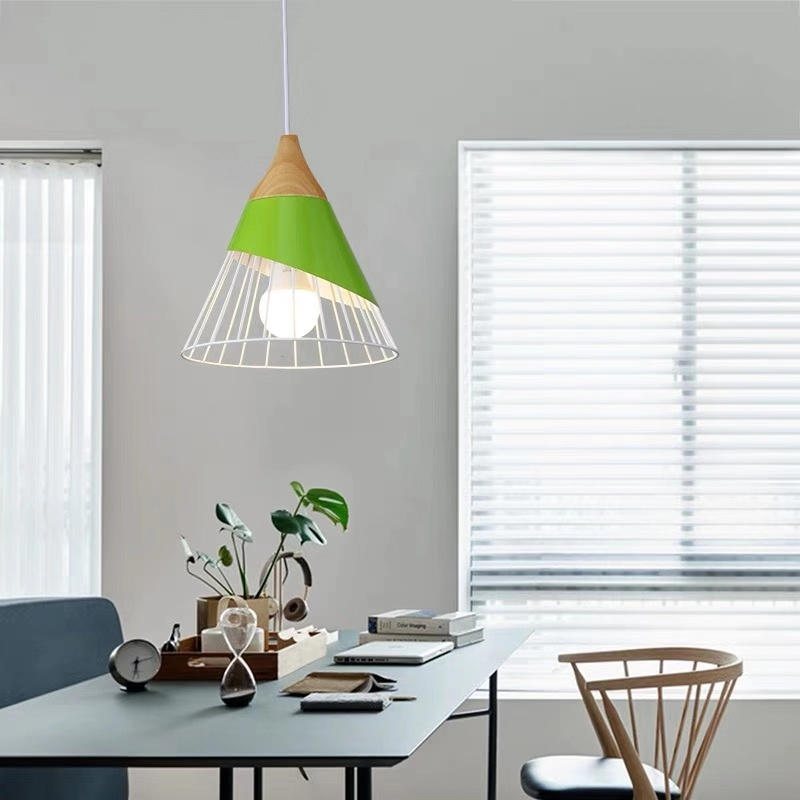 E26/e27 Modern Nordisk Led-ljuskrona Taklampa Metall Pendellampa Cafe Bar