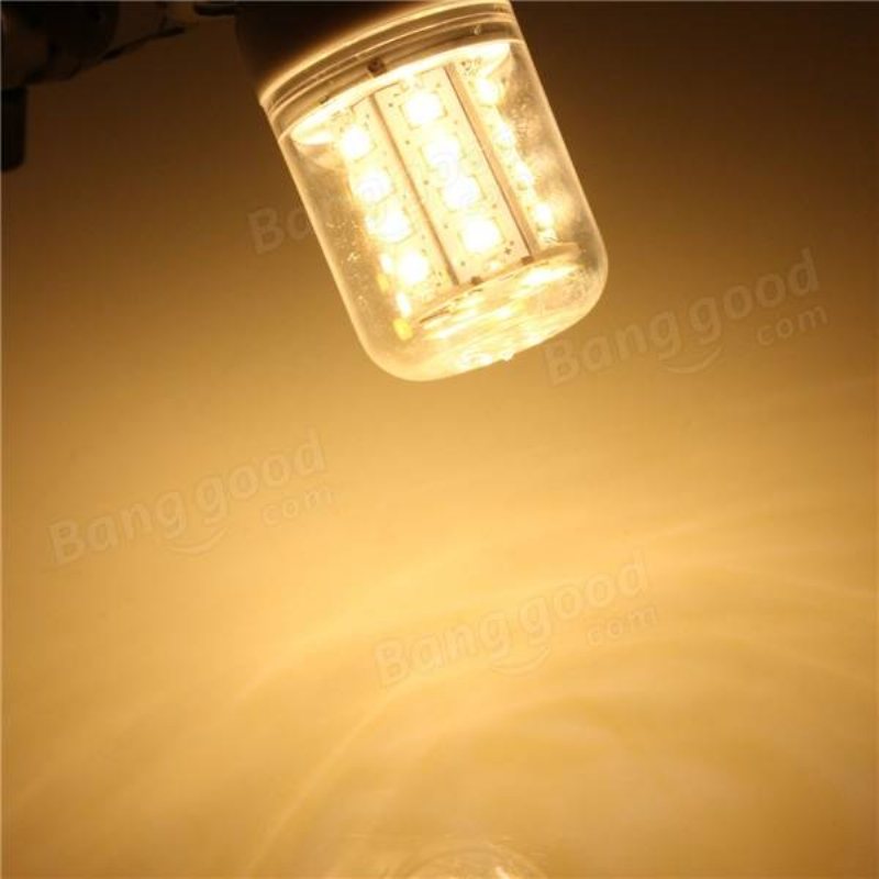 E27/e14/g9/gu10/b22 3.3w 30 Smd 2835 Led Majslampa Varm Vit/vit 110v
