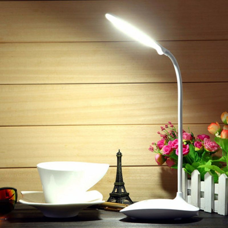 Flexibel Uppladdningsbar Dimbar Usb Led Nattlampa Bordslampa För Bordsläsbord Vid Sängbord