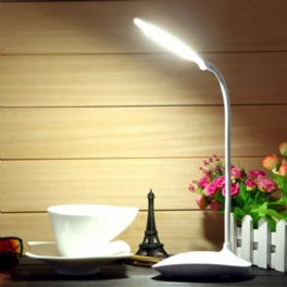 Flexibel Uppladdningsbar Dimbar Usb Led Nattlampa Bordslampa För Bordsläsbord Vid Sängbord