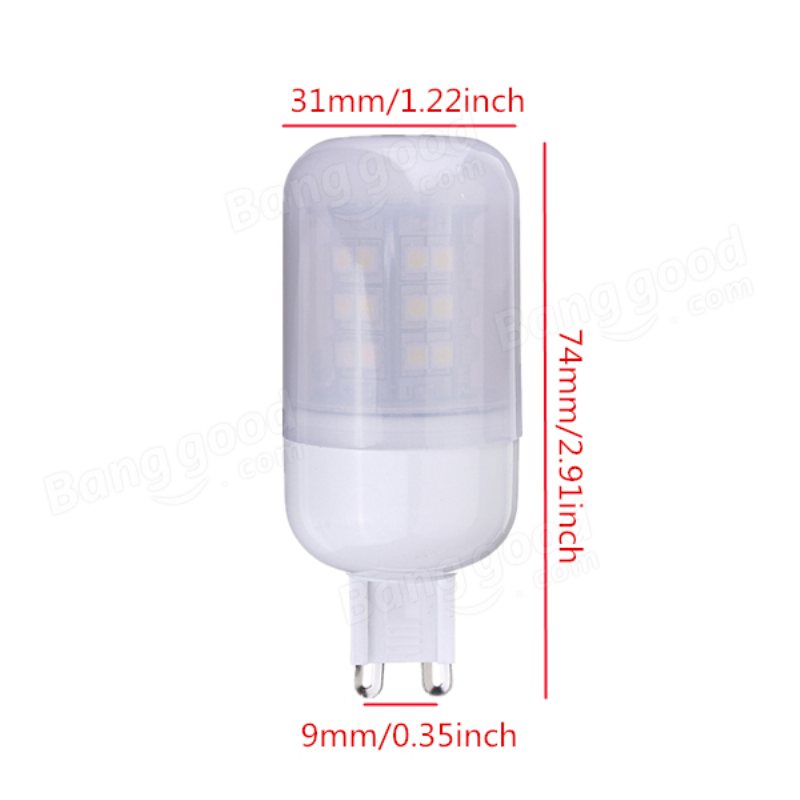 G9 3.5w 48 Smd 3528 Ac 220v Led Majslampor Med Frostat Lock