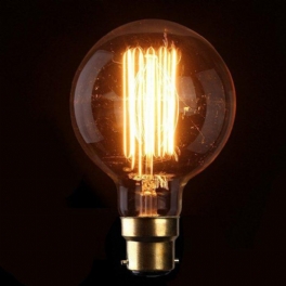 G95 B22 60w 110/220v 138mm X 95mm Glödlampor Retro Edison-lampa