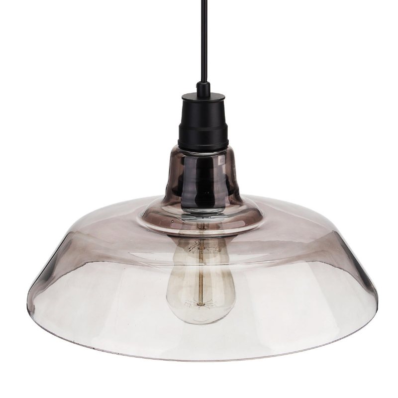 Industriell Retro Vintage Pipe Glas Edison Bulb Pendent Ceiling Light Bar Vardagsrumslampa