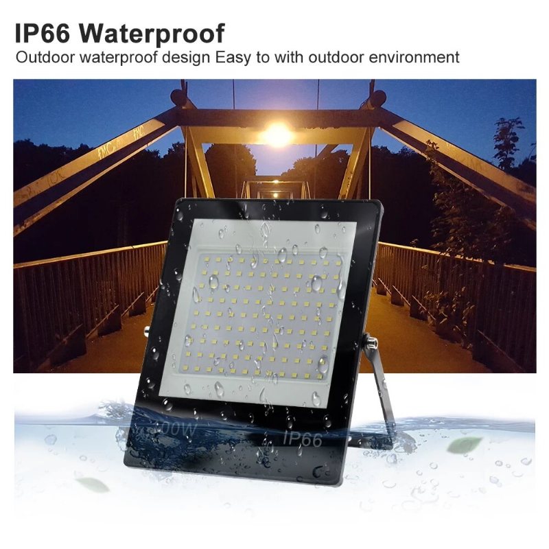 Ip66 Vattentät Led Flood Light 220v 50w 100w 150w Utomhusljus Med Hög Ljusstyrka Led Spotlight Väggstrålkastare Gatuvägglampa Utomhusbelysning
