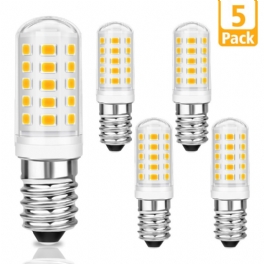 Kingso 5pcs Ac 230v 5w 3000k E14 Led Majslampa Kapsellampa 360° Belysningslampa