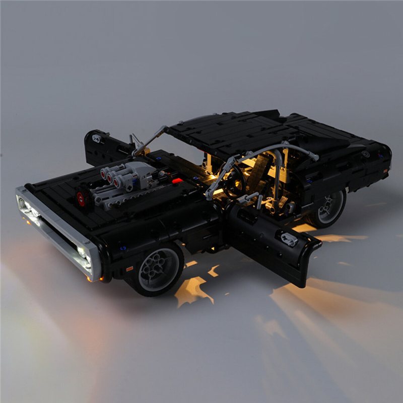 Led-ljusbelysningssats Endast För Lego 42111 För Doms Dodge Charger Car Bricks Toy