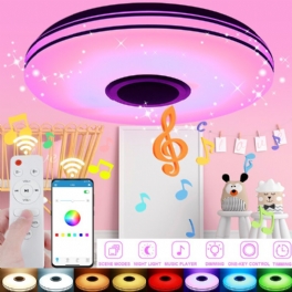 Led Rgb Musik Taklampa Bluetooth App+fjärrkontroll Barnrum Sovrum