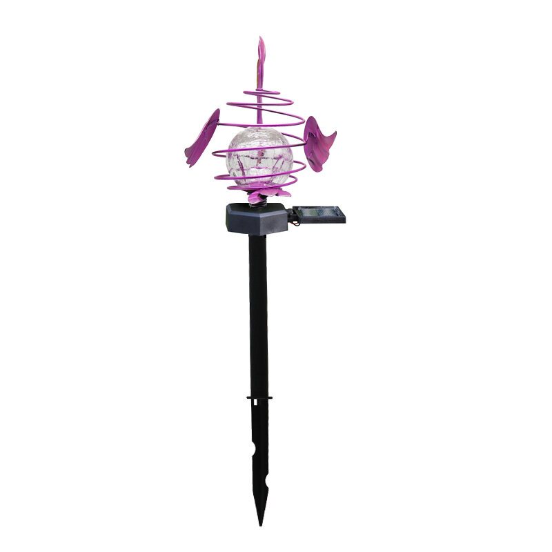 Led Solar Powered Ground Lawn Light Flamingo Bird Spring Stick Lampa Utomhus Trädgård Yard Dekoration