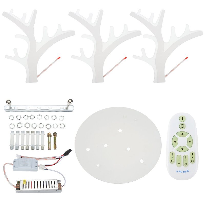 Led-taklampa Pendellampa Hall Sovrum Dimbar Fjärrkontroll Armatur Dekor