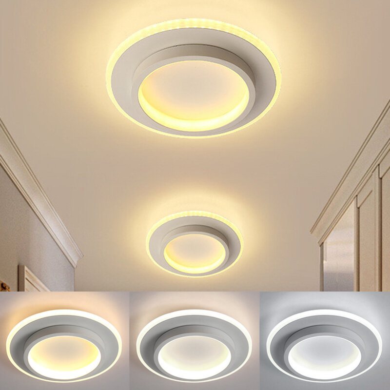 Led Trefärgad Korridorljus Taklampa Fem Lagers Bräda Typ 24cm * * 5cm