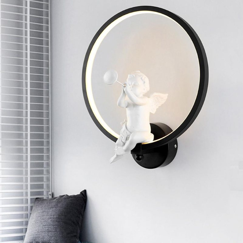 Modern Akryl Ängelljus Led Lampa Nordic Led Bälte Rum Väggdekor