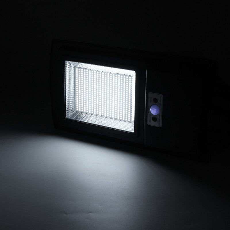Soldriven 462led Gatubelysningssensor Vattentät Vägglampa Utomhusbelysning + Fjärrkontroll