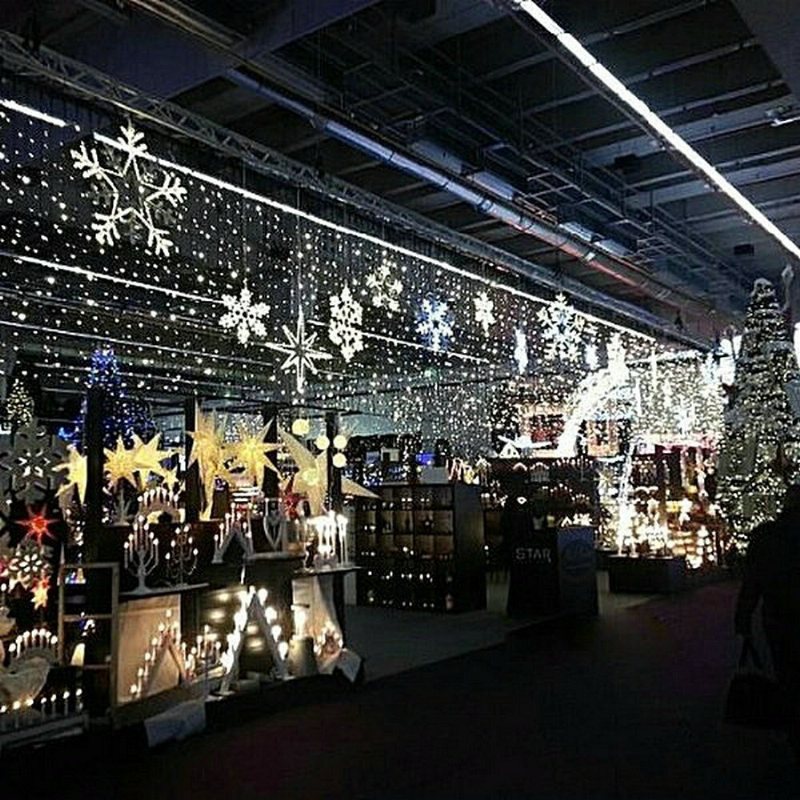 Solmore European Regulatory 10x3m 1000led Boxed Curtain Lights 220v Ip65 Vattentät Nivå Ip44 Lamp Beads