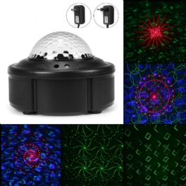 Stjärnhimmel Projektionslampa Vattenmönster Flame Ocean Lamp Stage Ktv Flash Seven Colors