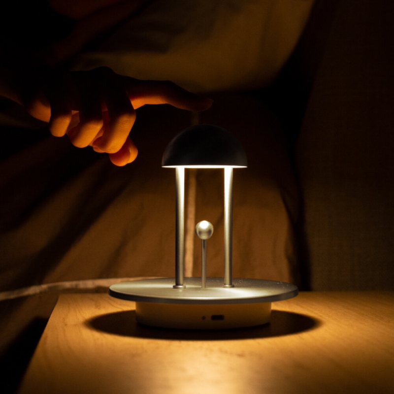 Tubicen Jingle T140002-tc Led Touch Control Bordslampa 2000mah Uppladdningsbart Batteri Steglöst Dimbar Sängbordslampa