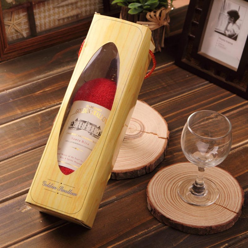 34x72cm Bomullsabsorberande Vinform Förpackad Handduk Festival Valentine Weding Present Party Dekoration