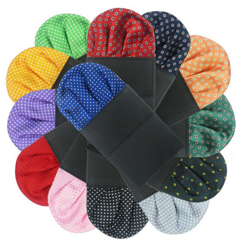 Dot Polyester Silke Bröllop Män Kostym Pocket Square Party Smoking Näsduk