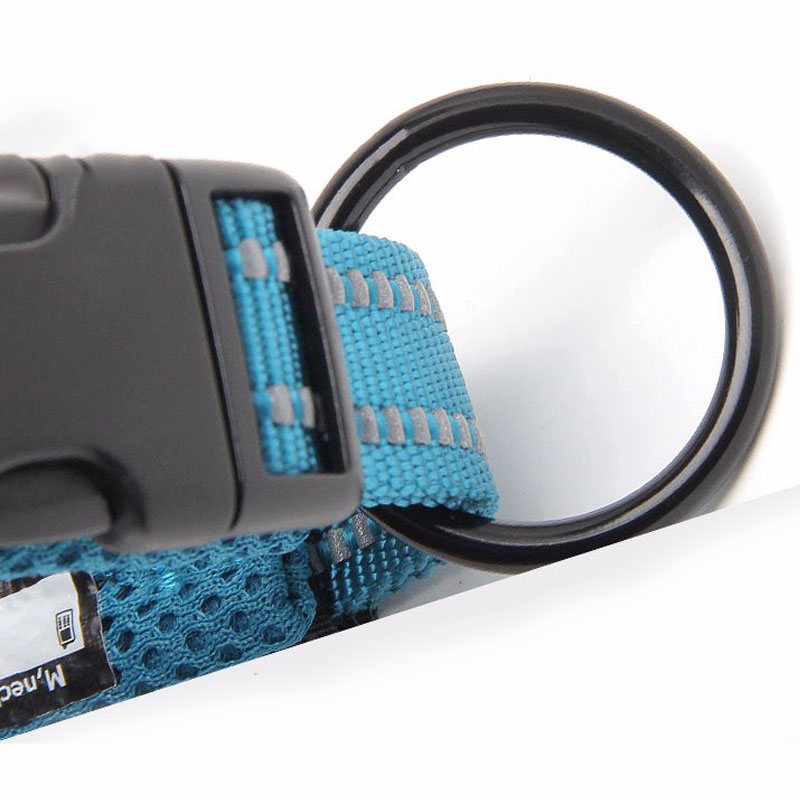 Djurhalsband Reflekterande Justerbart Mesh Nylon Hållbar Heavy Duty