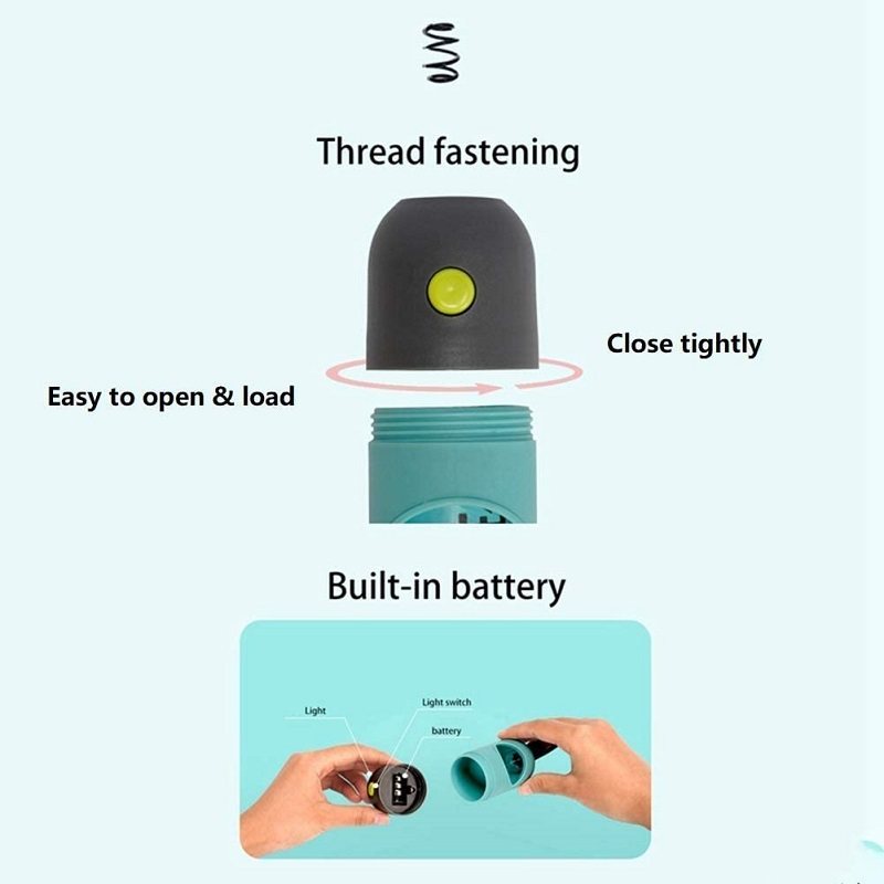 Dog Poop Bag Dispenser Led Light Koppelhållare