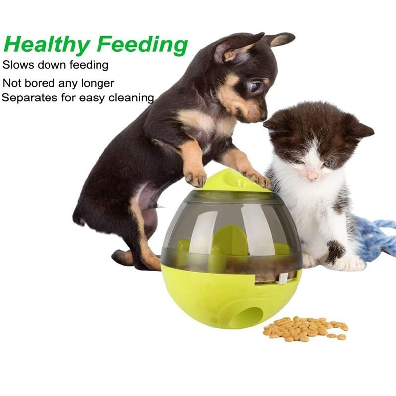 Dog Treat Ball Food Dispenser Interactive Slow Feeder Leksaker
