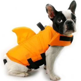 Hund Simning Shark Jacka Sommar Kostym Flytväst