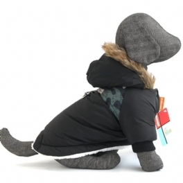 Hund Vinterkappa Varma Kläder