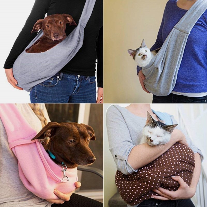 Husdjursbärare Utomhus Resor Hund Axelväska Sling Ryggsäck Cat Puppy Handväska