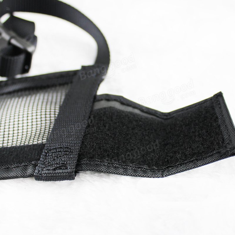 Nylontyg Justerbar Mesh Anti Bark Bite Pet Mun Munstycke