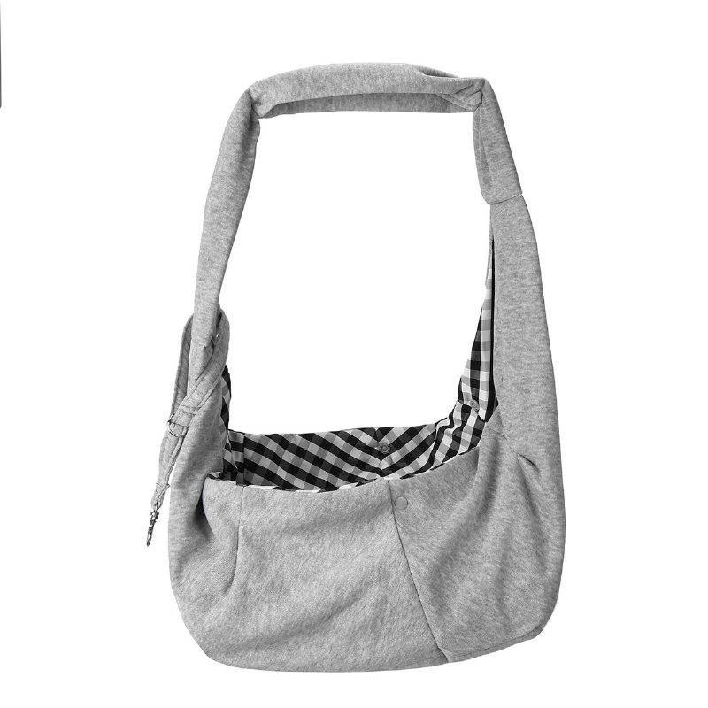 Selar Hundhållare Komfort Axelväska Utomhus Mesh Sling Handväska Husdjur Rese Katter Tote Andas Valp Front Dog Bag