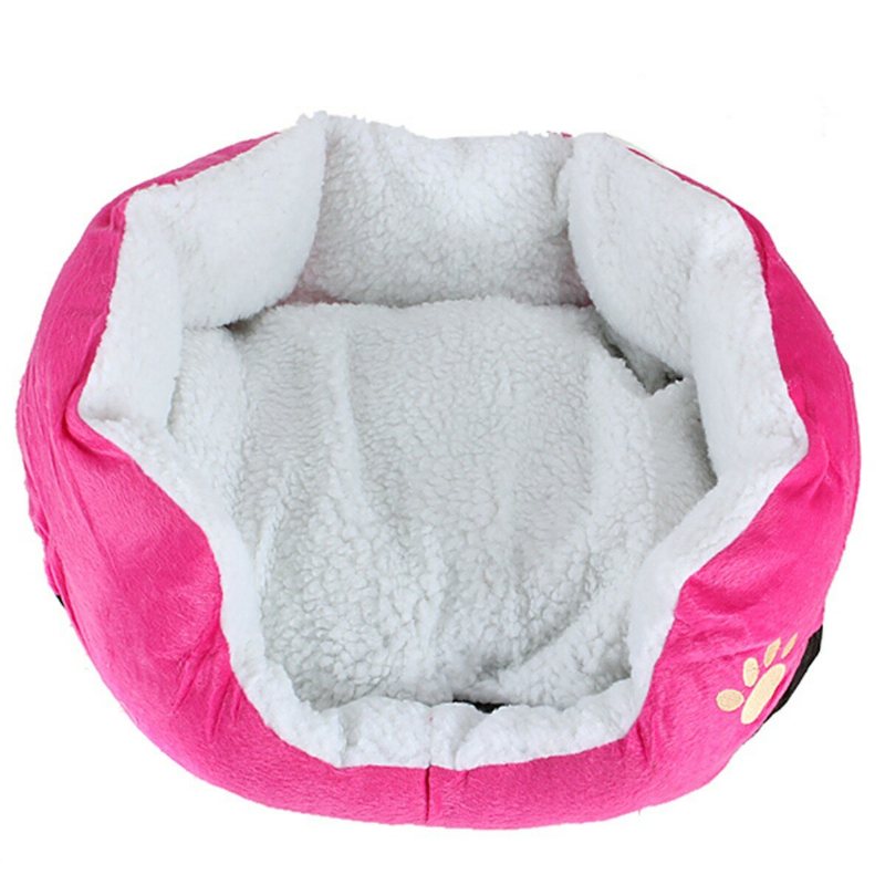 Stor Storlek Fleece Mjuk Varm Hund Mats Bed Pad