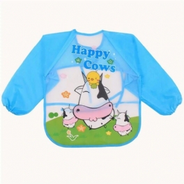 Baby Haklappar Vattentät Matning Smock Soft Eat Kläder