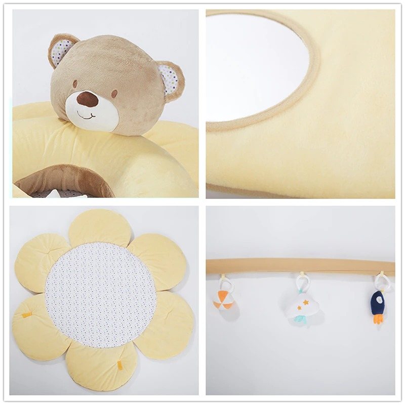 Multifunktion Baby Play Gym 2 I 1 Krypmatta För Nyfödd Och Småbarn