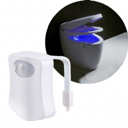 Toalett Led-ljus Rörelsesensor Rgb Vattentät Bakgrundsbelysning