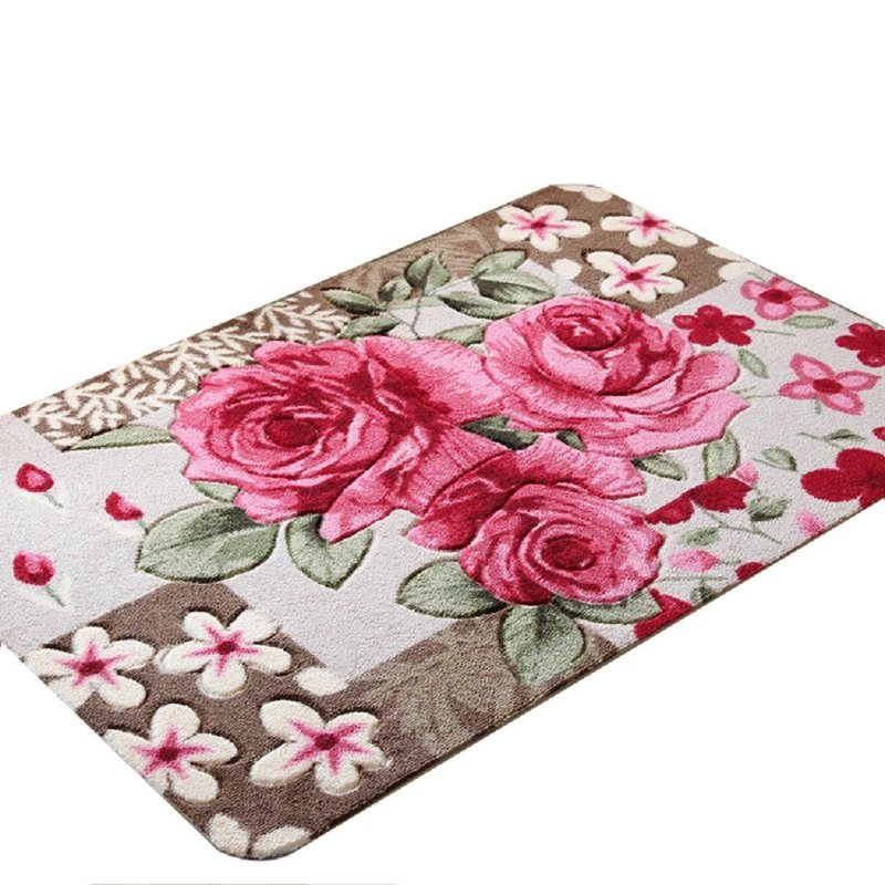 Anti-slip Rose Matta Köksområdet Mattor