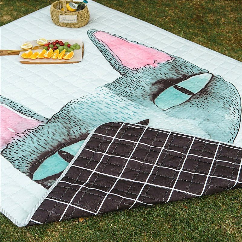 Babylekmatta Bomullsgolvgym - Giftfri Halkfri Vändbar Tvättbar Och Vattentät Babykrypmatta66.9"x78.7"eur-cats