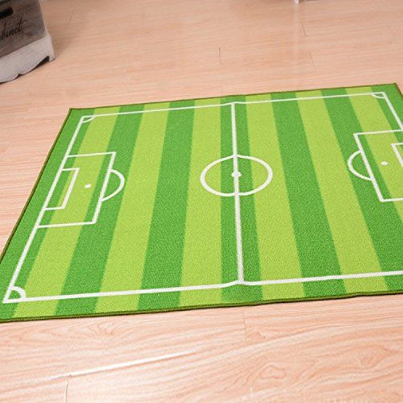 Barn Baby Mat Pedagogisk Fotbollsplan Lekmatta För Sovrum Lekrum Spel Säkert Område